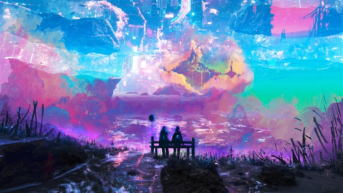 Fantasy Digital Art Landscape 4K