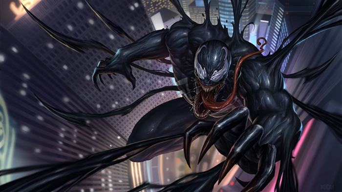 Venom Anti Hero Action Pose 4K