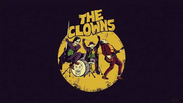 The Clowns Joker Band DC Comics 4K