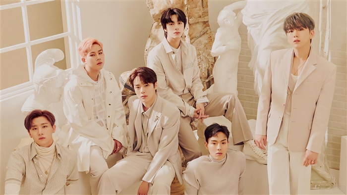Monsta X members in Fantasia X album photoshoot 4K
