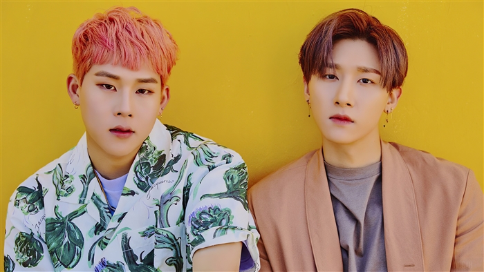 Joohoney and I.M from Monsta X