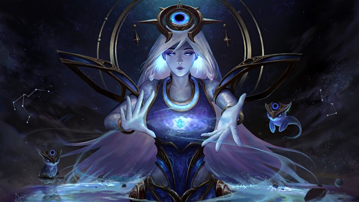 Cosmic Lux from League of Legends 4K Art