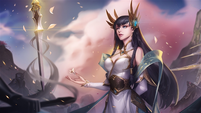 Irelia Divine Sword from League of Legends 4K