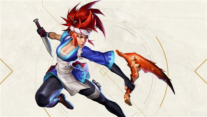 Sashimi Akali from League of Legends 4K