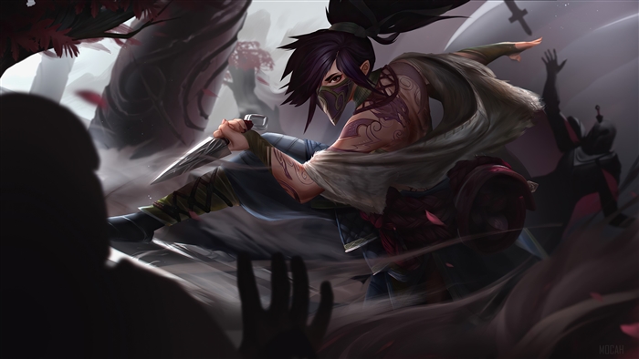 Akali from League of Legends 4K