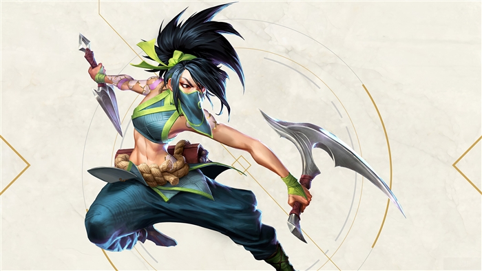 Akali from League of Legends 4K