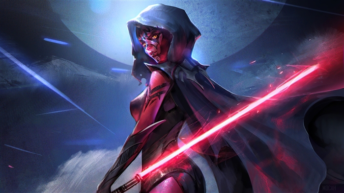 Darth Maul with Red Lightsaber 4K