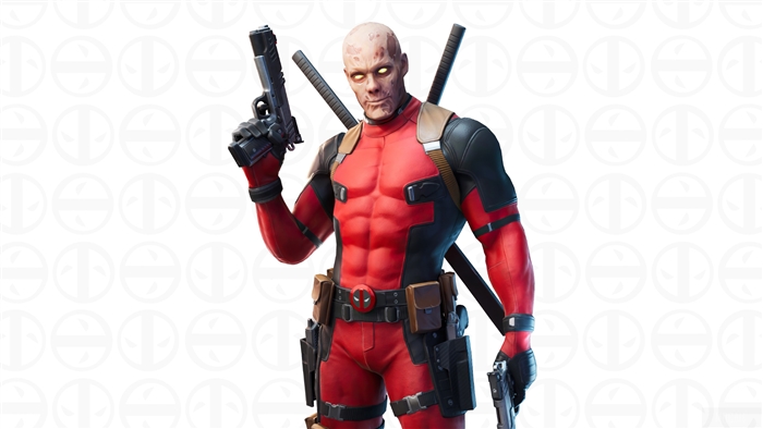 Unmasked Deadpool from Fortnite 4K
