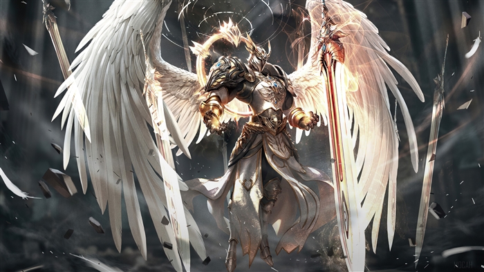 Angel, Warrior, Sword, Fantasy 4k, HD Wallpaper | Rare Gallery