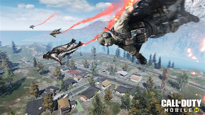 Call of Duty Mobile Skydiving Action 4K