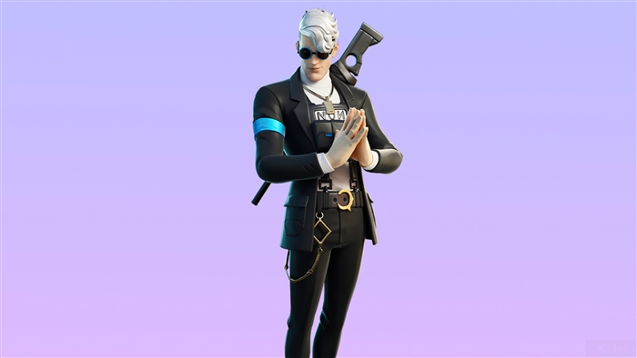 Fortnite Skin with Suit and Sunglasses