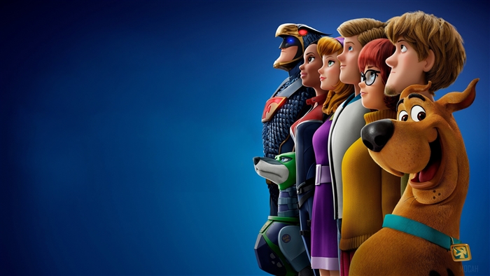 Scooby-Doo characters and Dynomutt, Blue Falcon 4K