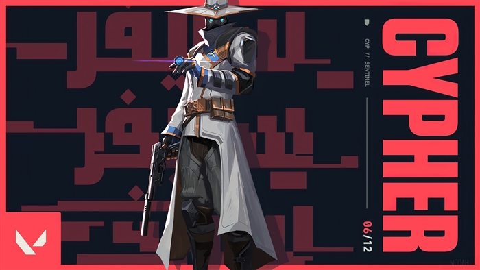 Cypher from Valorant 4K
