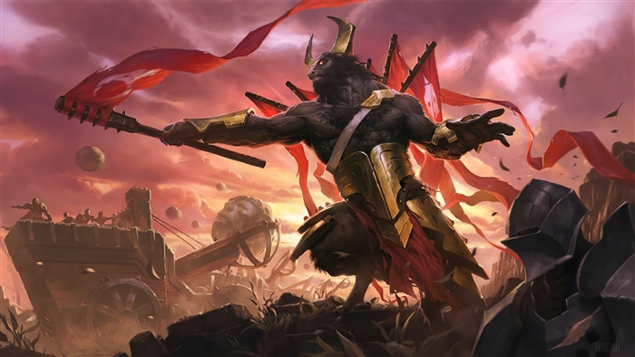 Aurok Glinthorn from Legends of Runeterra 4K