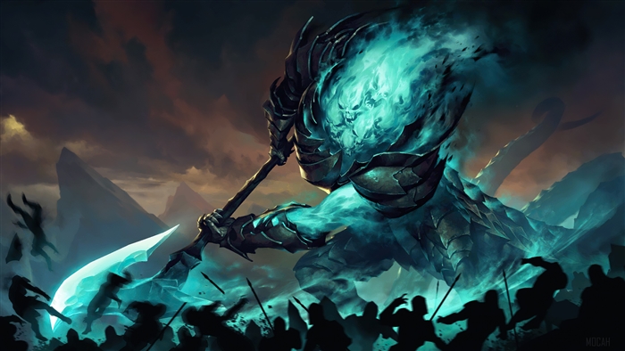 Rhasa the Sunderer from Legends of Runeterra 4K