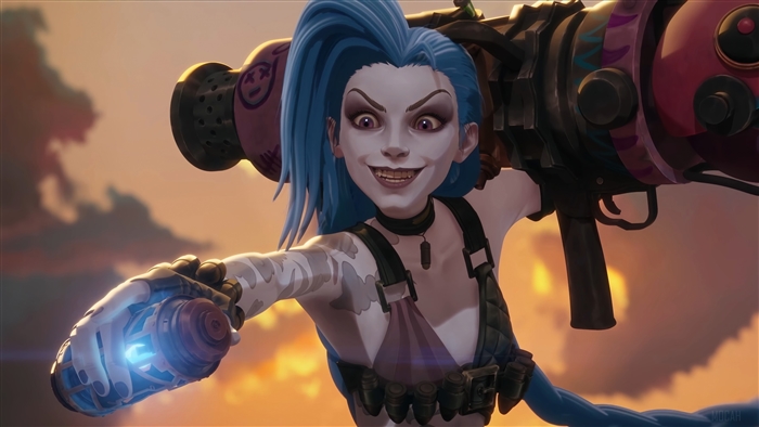 Jinx from League of Legends 4K