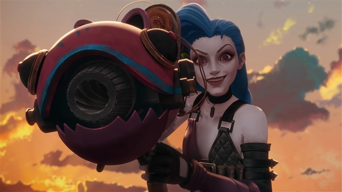 Jinx from League of Legends 4K