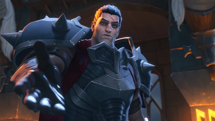 Darius from League of Legends in Armor 4K