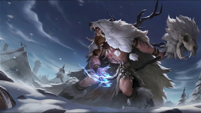 Ursine Spiritwalker from Legends of Runeterra 4K