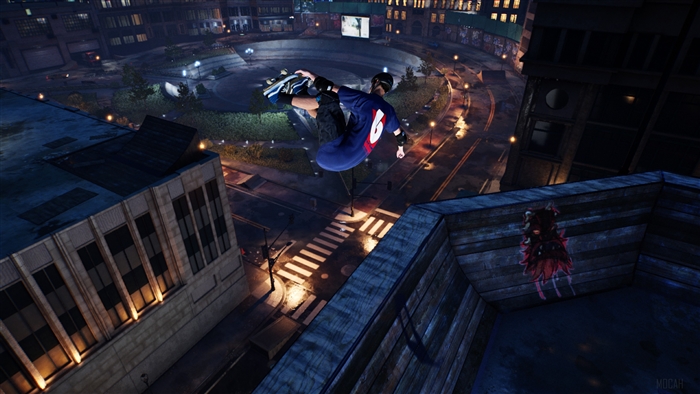 Tony Hawk's Pro Skater 1 + 2 Skateboarder Performing Trick 4K