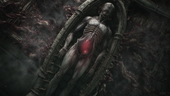 Scorn Video Game 4K