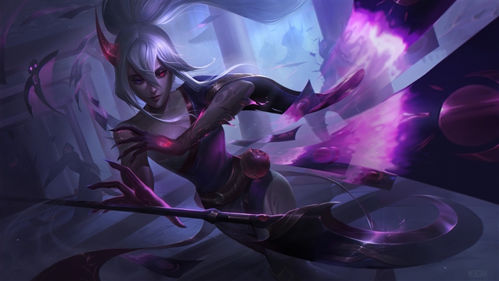 Janna from League of Legends Blood Moon 4K