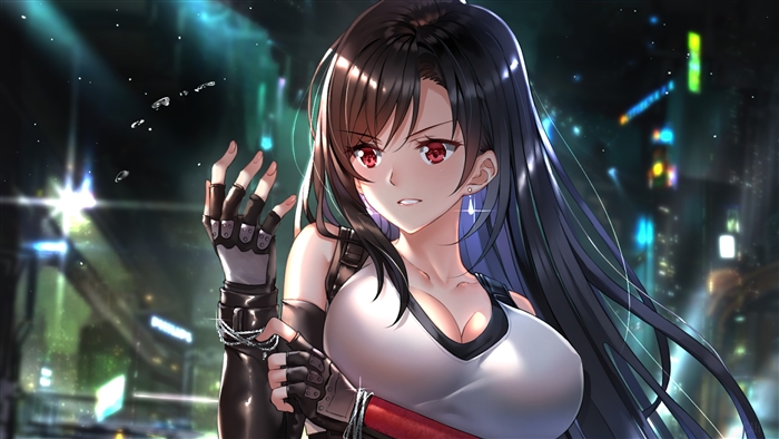 Tifa Lockhart from Final Fantasy 7 Remake in 4K