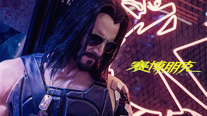 Johnny Silverhand from Cyberpunk 2077 Cosplay 4K