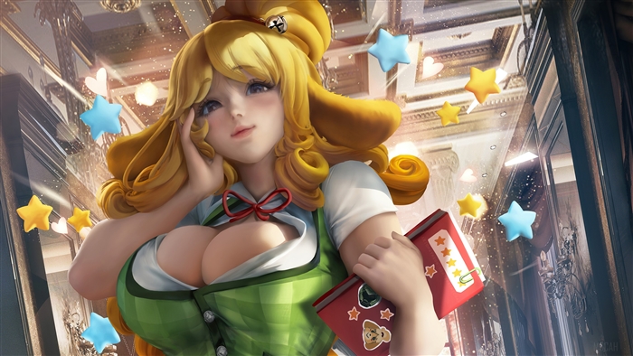 Isabelle from Animal Crossing 4K