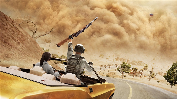 PUBG Mobile Sandstorm with Golden Mirado 4K