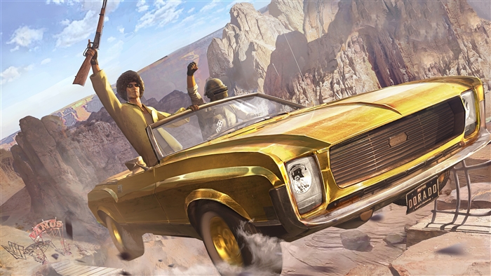 Golden Mirado Action Scene from PUBG Mobile 4K