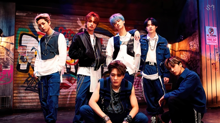 NCT Dream Ridin' Group Members 4K