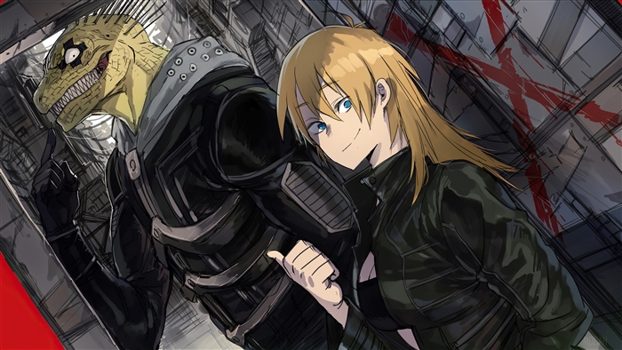 Kaiman and Nikaido from Dorohedoro 4K