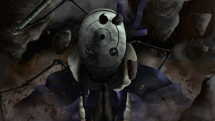 Obito Uchiha Intense 4K Naruto Anime Scene