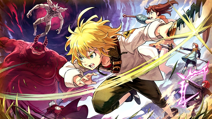 Nanatsu no Taizai Characters in Action 4K