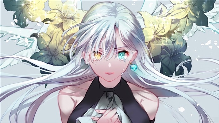 Elizabeth Liones with Heterochromatic Goddess Eye 4K