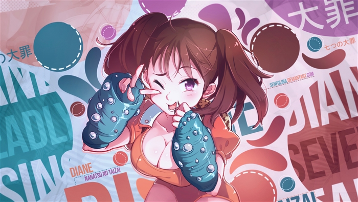 Diane from Nanatsu no Taizai in Vibrant 4K Art