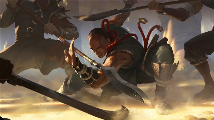 Lee Sin from Legends of Runeterra in Tail of the Dragon 4K