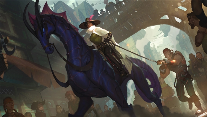 Sheriff Lariette Rose from Legends of Runeterra 4K