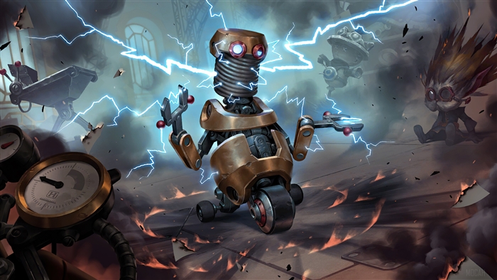 Mk1 Wrenchbot from Legends of Runeterra 4K