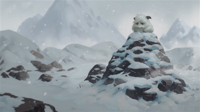 Lonely Poro from Legends of Runeterra 4K