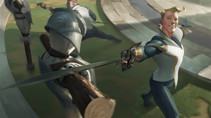 Laurent Duelist from Legends of Runeterra 4K
