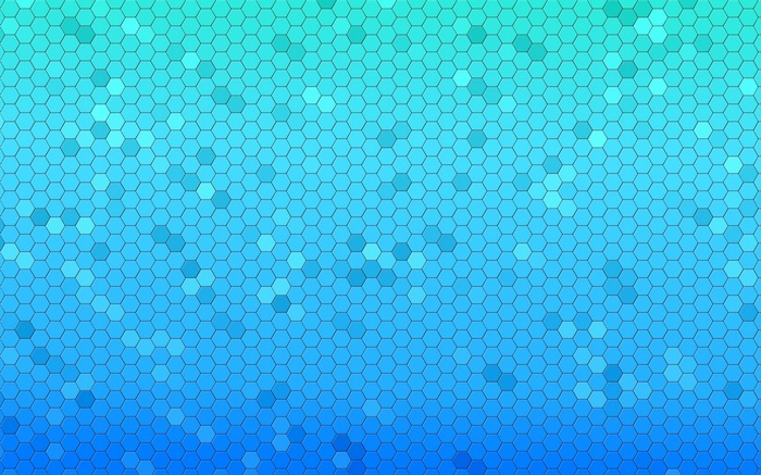 Hexagonal texture with blue and green gradient