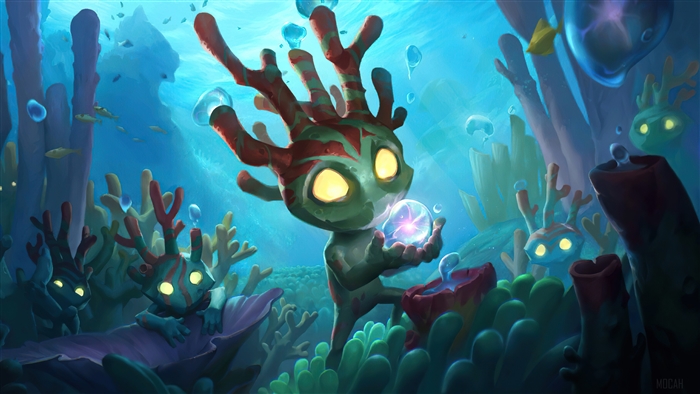 Coral Creatures from Legends of Runeterra 4K