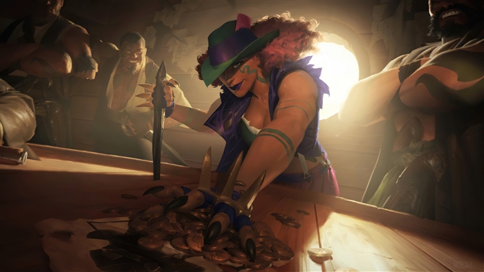Brash Gambler from Legends of Runeterra 4K