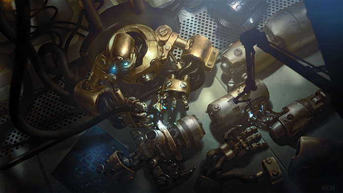 Assembly Bot from Legends of Runeterra 4K