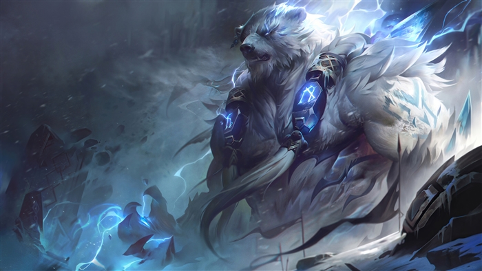 Volibear Rework Splash Art League of Legends 4K