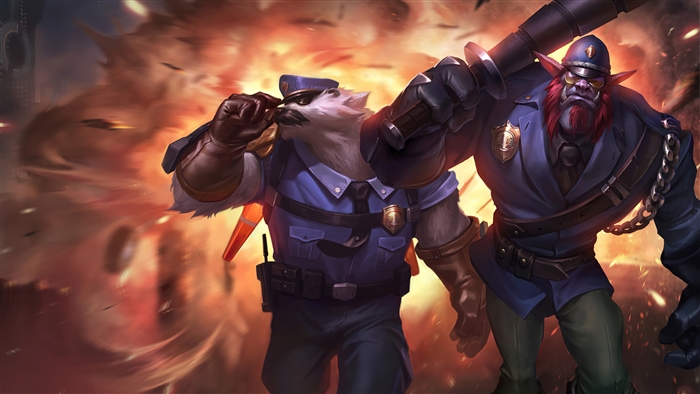 Captain Volibear from League of Legends Splash Art 4K