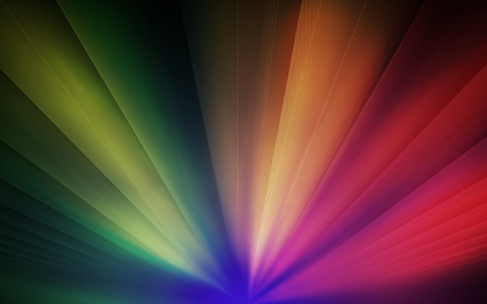 Abstract multicolor radial light streaks
