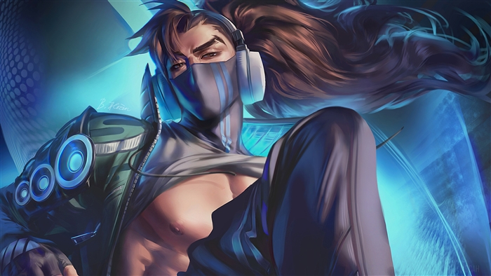 Yasuo True Damage League of Legends 4K Art